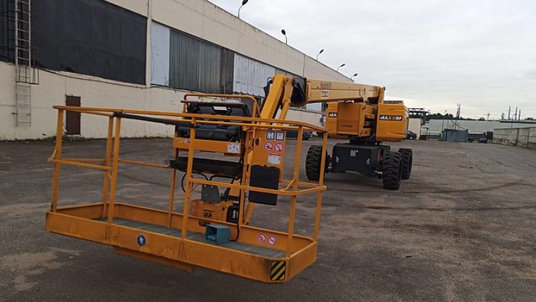 Аренда дизельного подъемника для монтажа рекламных конструкций без простоев